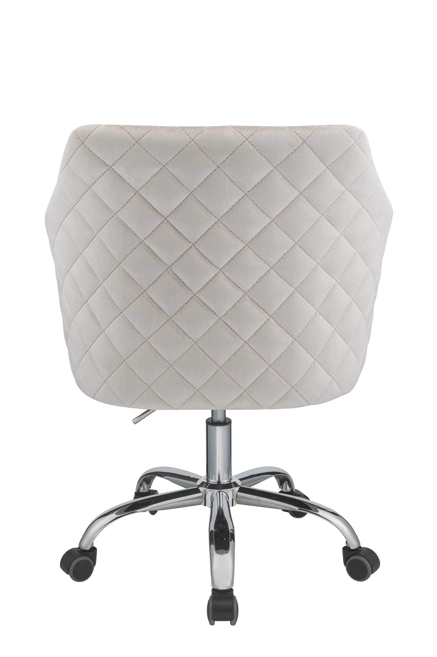 Champagne Velvet Office Chair - 25' X 23' X 37'