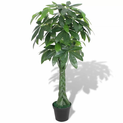 Artificial Fortune Tree Plant with Pot 33.5" Green