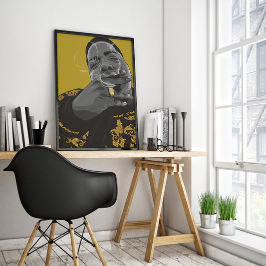 NOTORIOUS BIG Wall Art Poster for Home Office