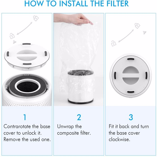 Mooka Air Filter Cleaner Air Purifier