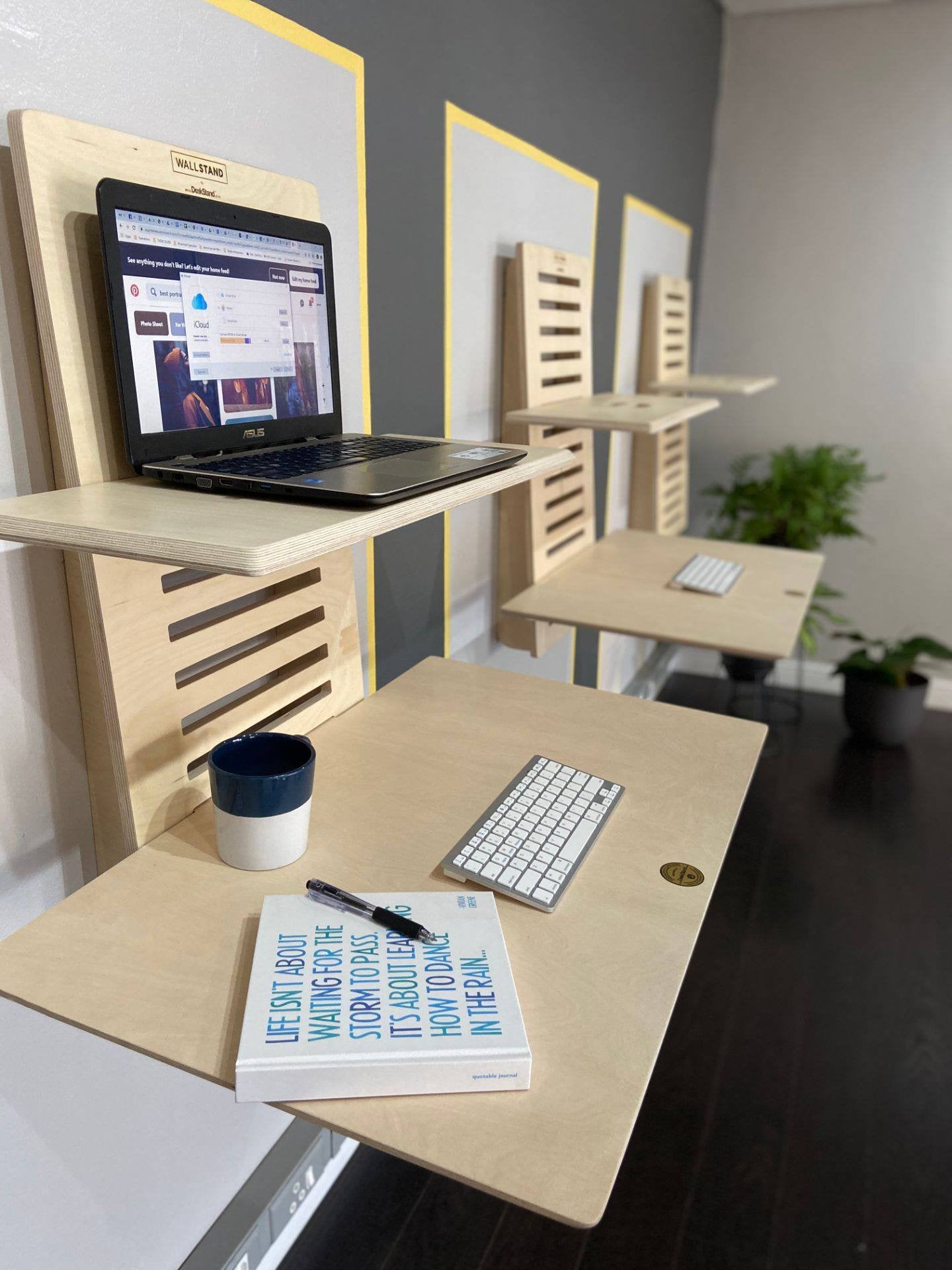 ElevaDesk Adjustable Wall-mounted Standing Desk