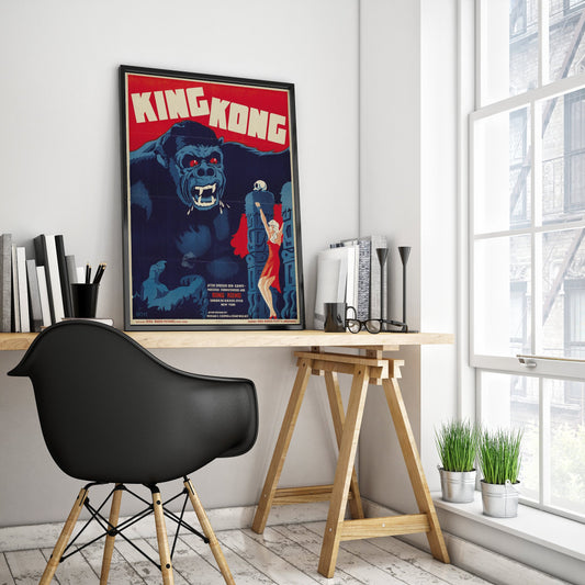 KING KONG Wall Art Poster for Home Office