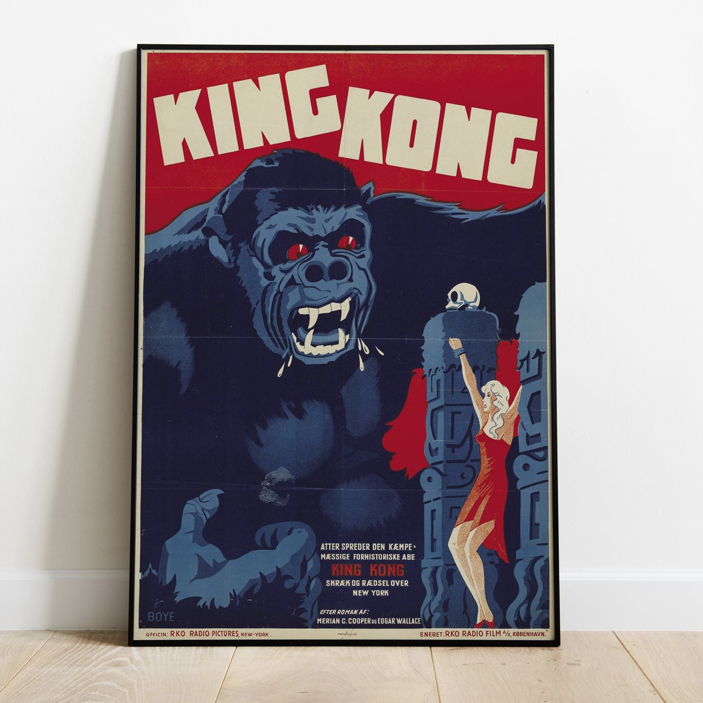 KING KONG Wall Art Poster for Home Office