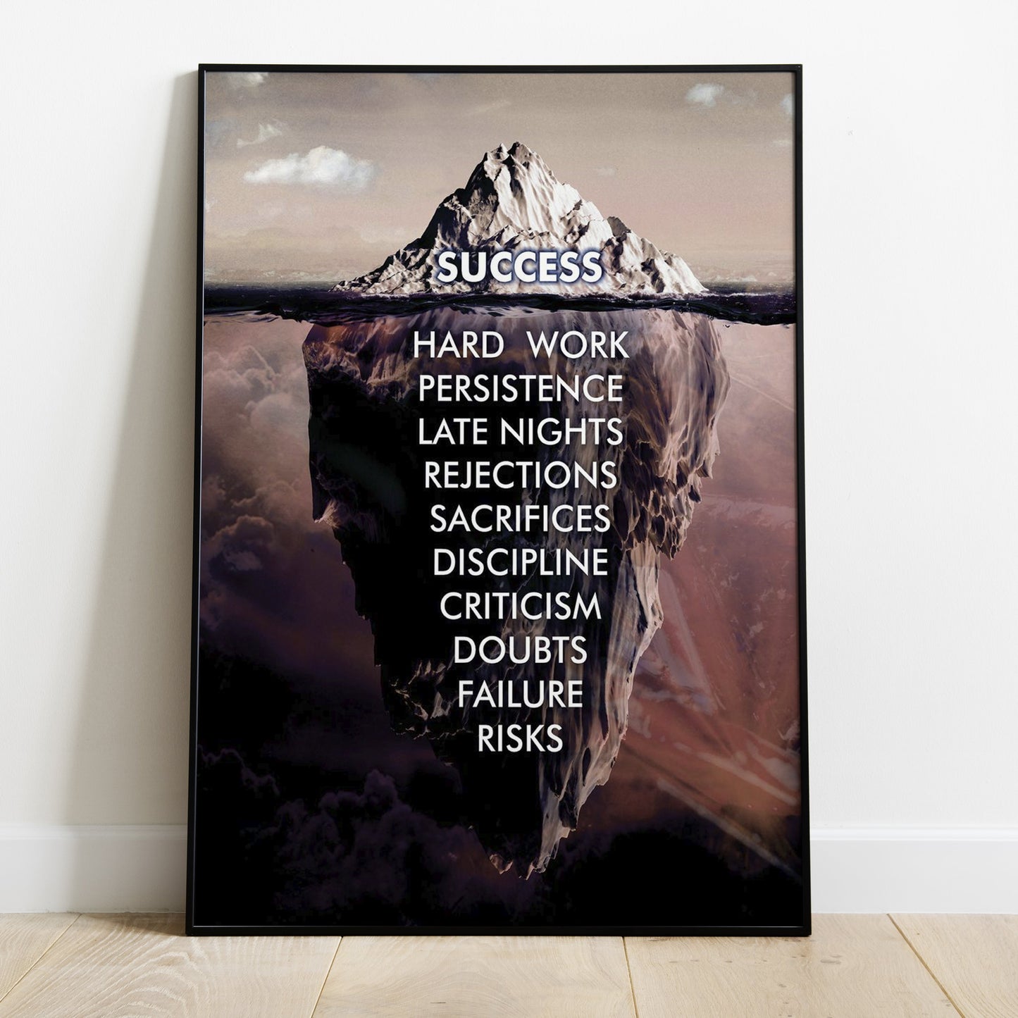 SUCCESS Wall Art Poster for Home Office