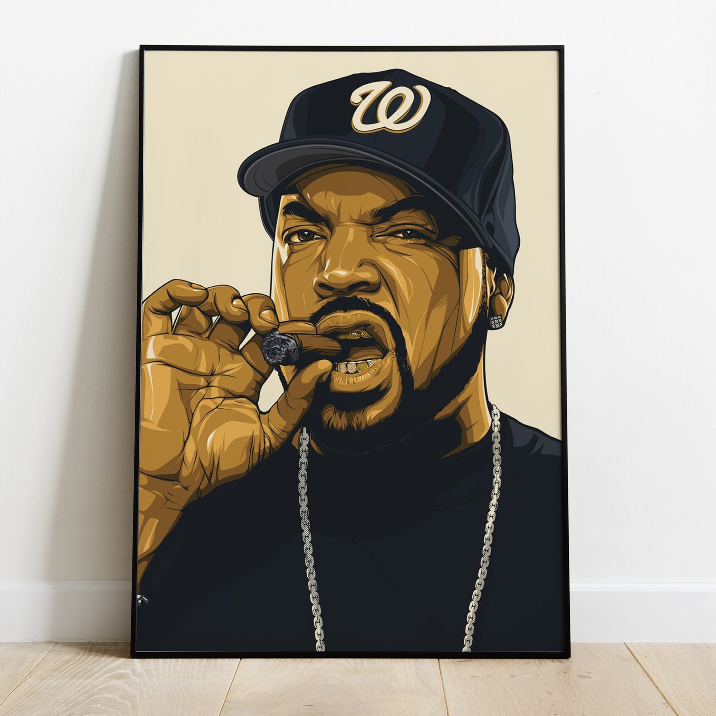 ICE CUBE Wall Art Poster for Home Office